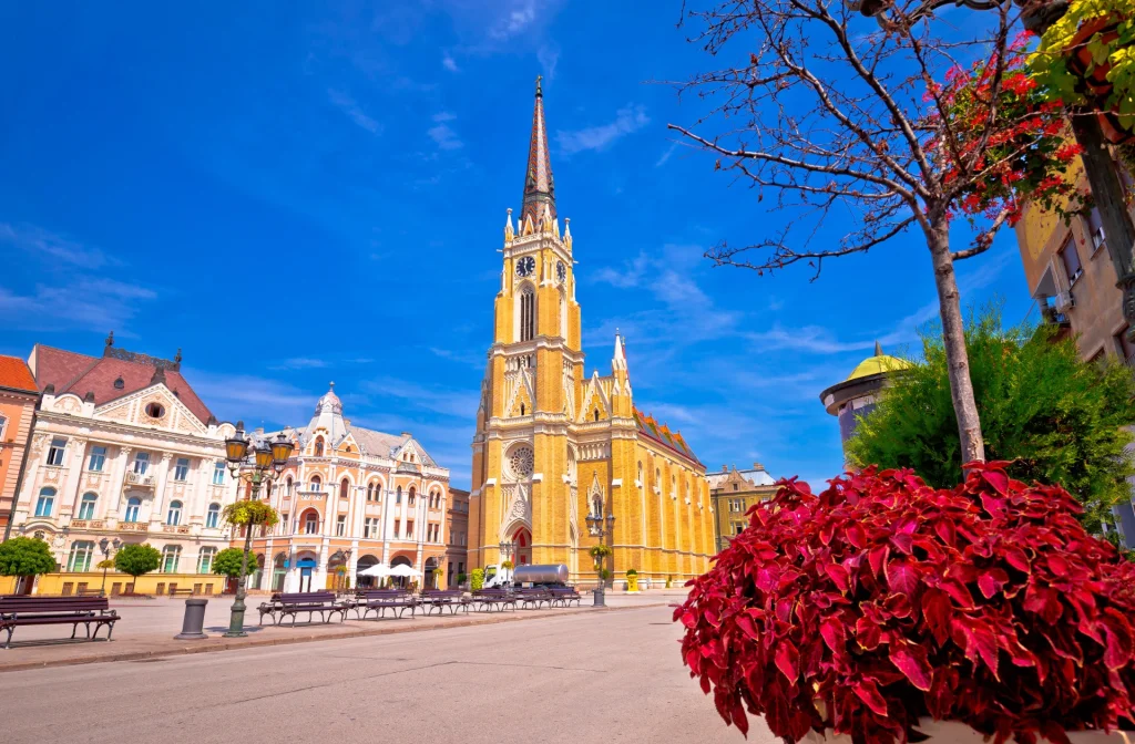 Novi Sad Freiheitplatz Kirche